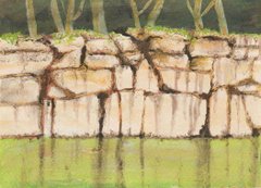 Quarry wall at the lake, SOLD