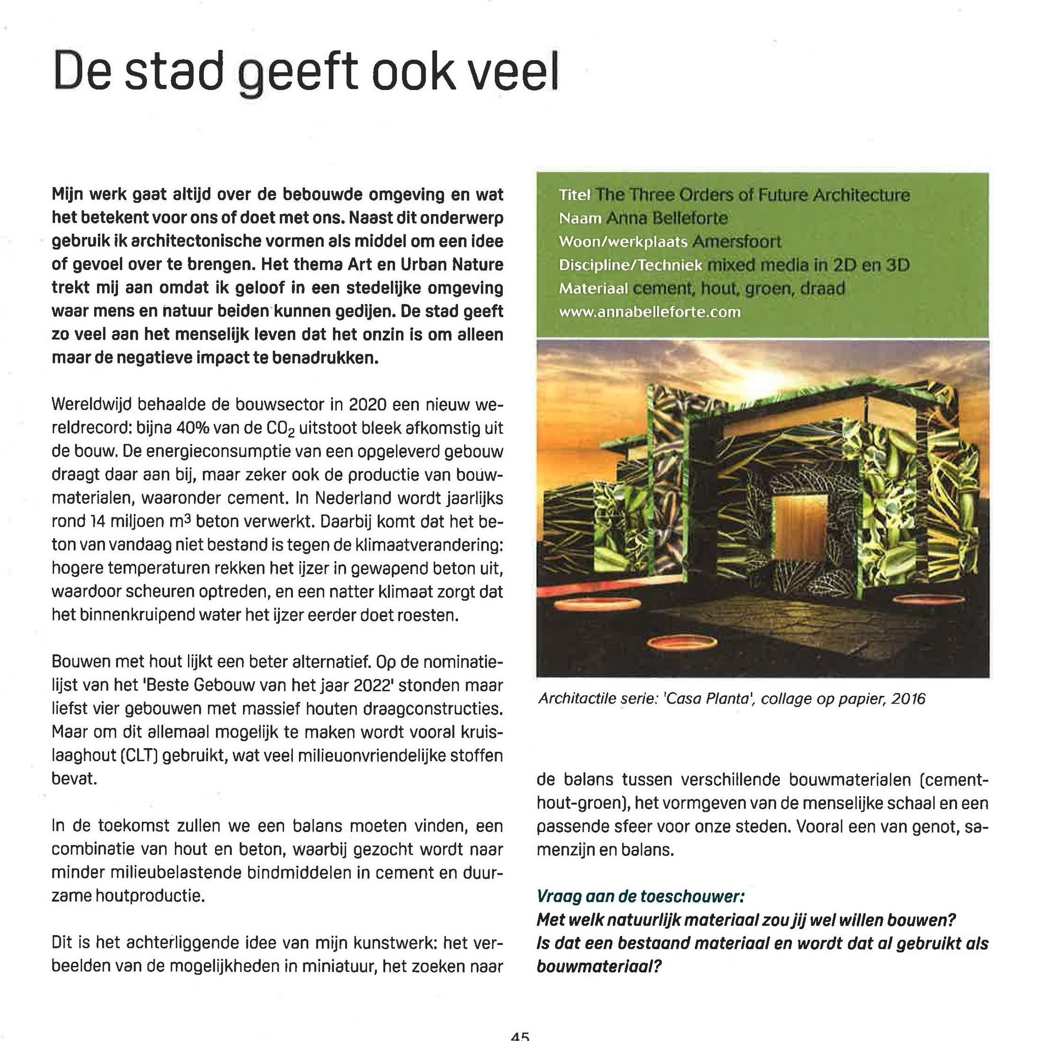 NECTAR Urban Nature 2022 (in Dutch /Nederlands)